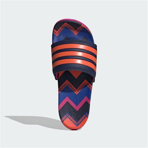 adidas adilette blauw|Adilette Comfort Sandals .